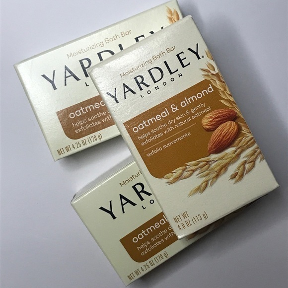 Yardley Other - Yardley‎ Oatmeal and Almond Bar Soap, 4.25 Ounce, 3 Packs.